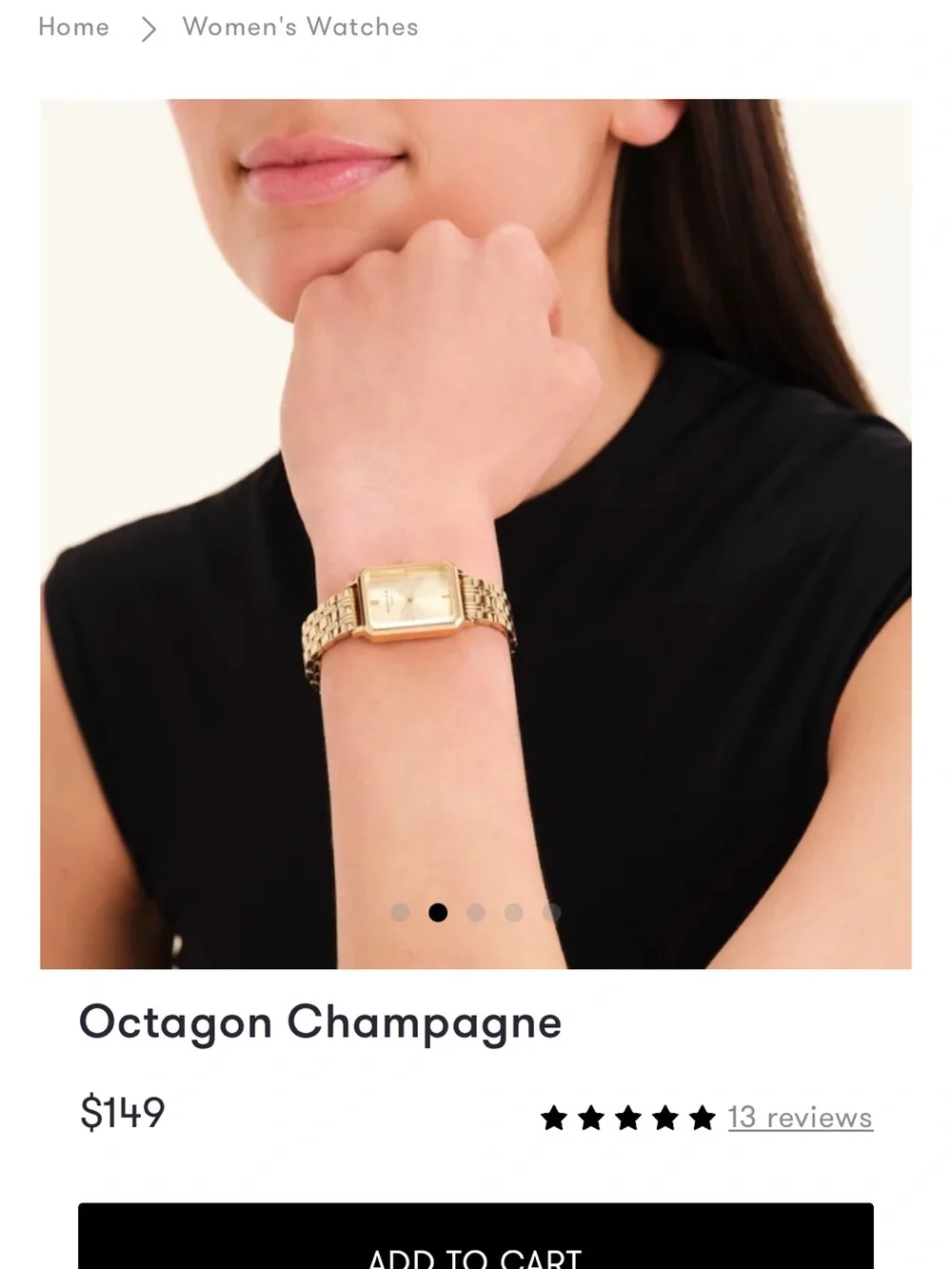 Gold Women's Watch